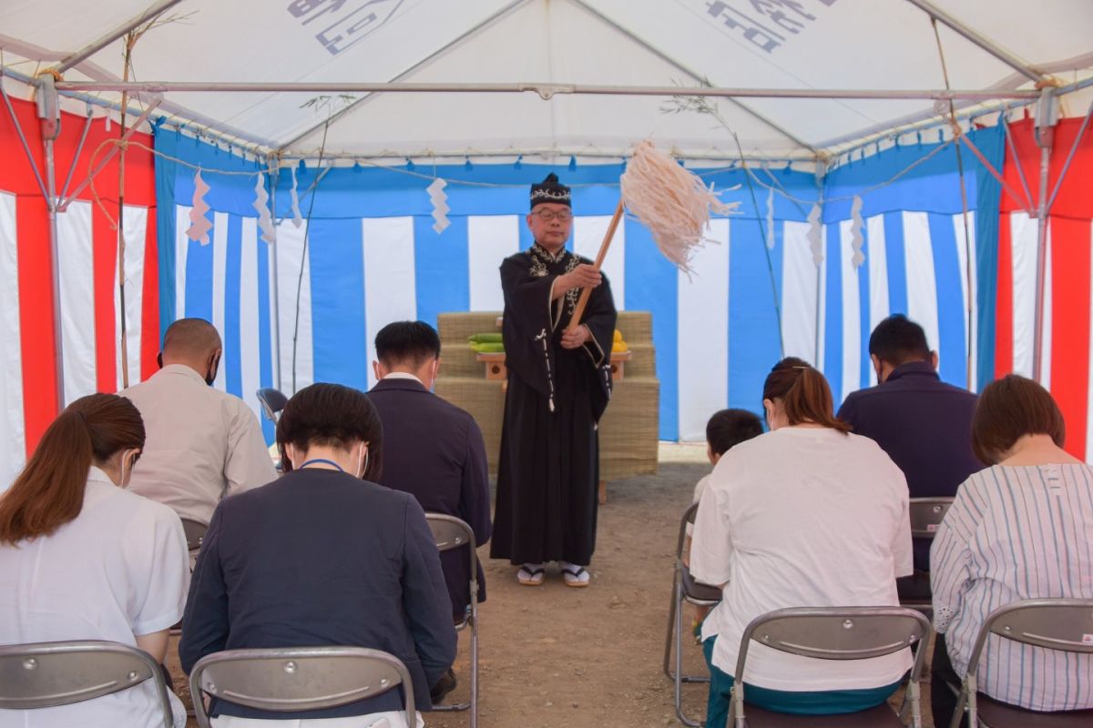 「那珂川市10」注文住宅現場リポート①【地鎮祭】