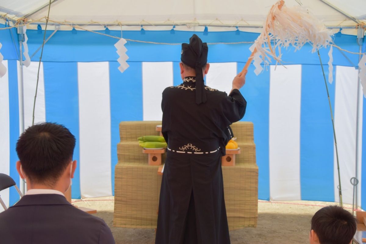 「那珂川市10」注文住宅現場リポート①【地鎮祭】