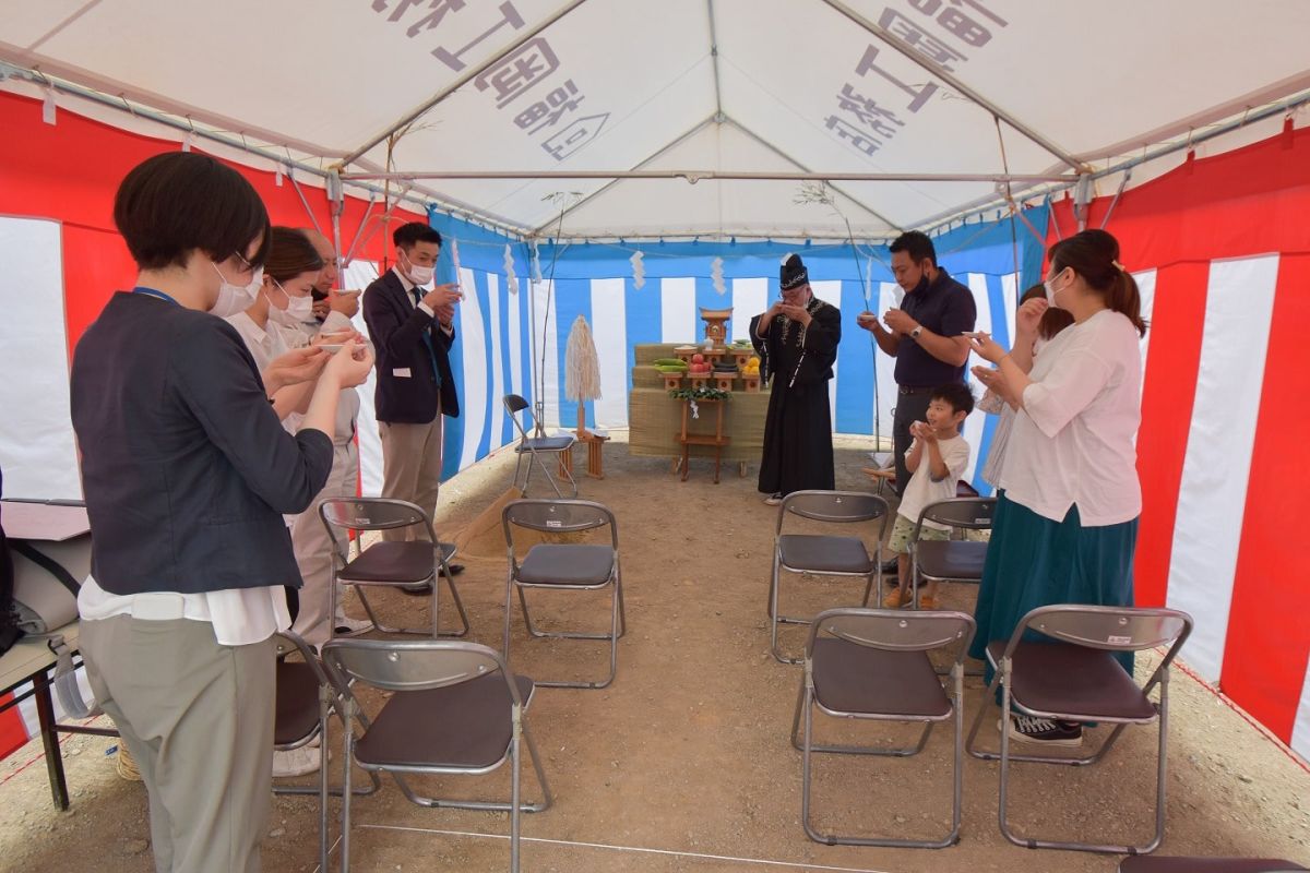 「那珂川市10」注文住宅現場リポート①【地鎮祭】