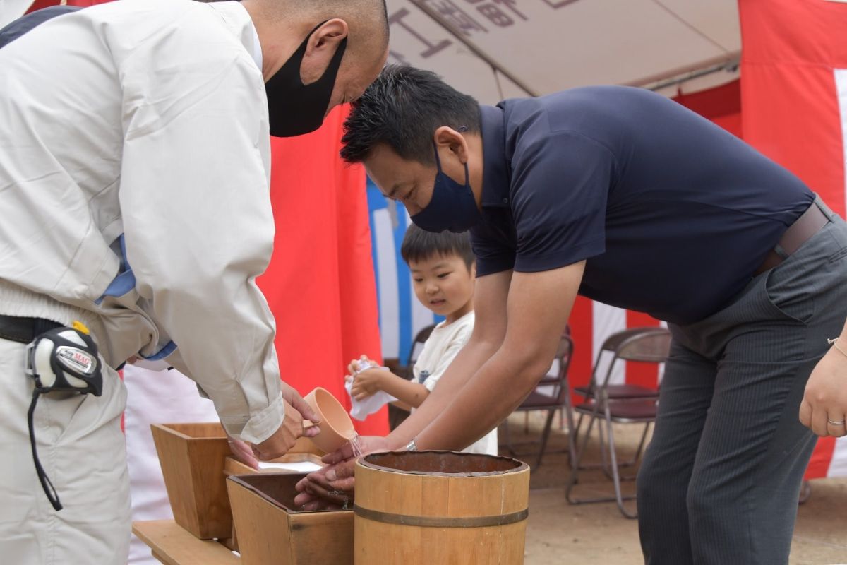 福岡県那珂川市10　注文住宅建築現場リポート①　～地鎮祭～