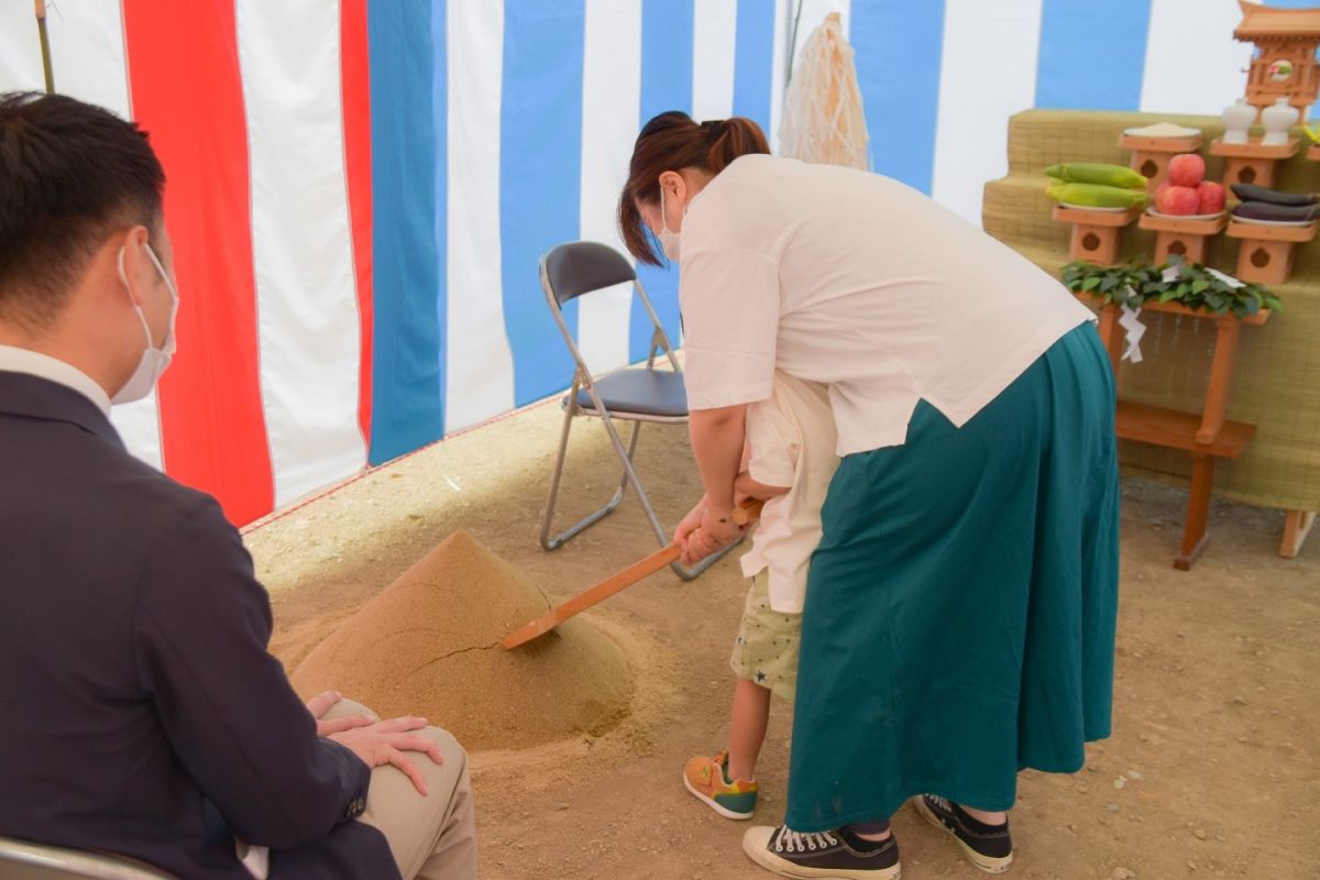 福岡県那珂川市10　注文住宅建築現場リポート①　～地鎮祭～