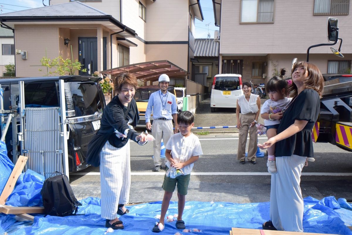 福岡県春日市13　注文住宅建築現場リポート④　～上棟式～