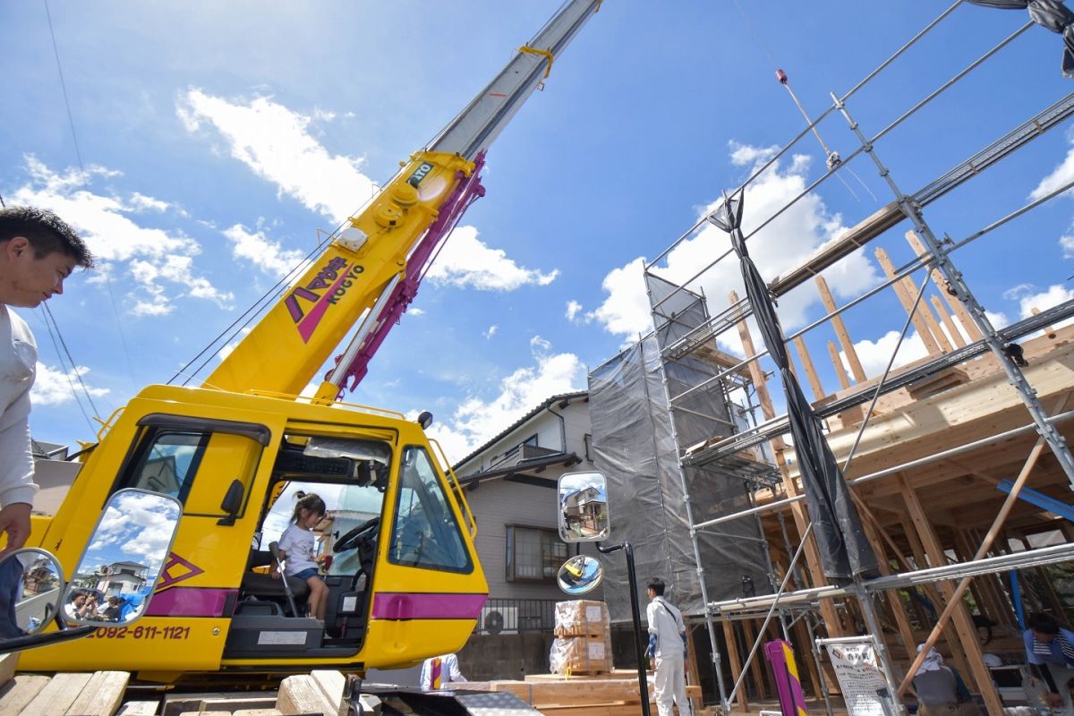 福岡県春日市13　注文住宅建築現場リポート④　～上棟式～