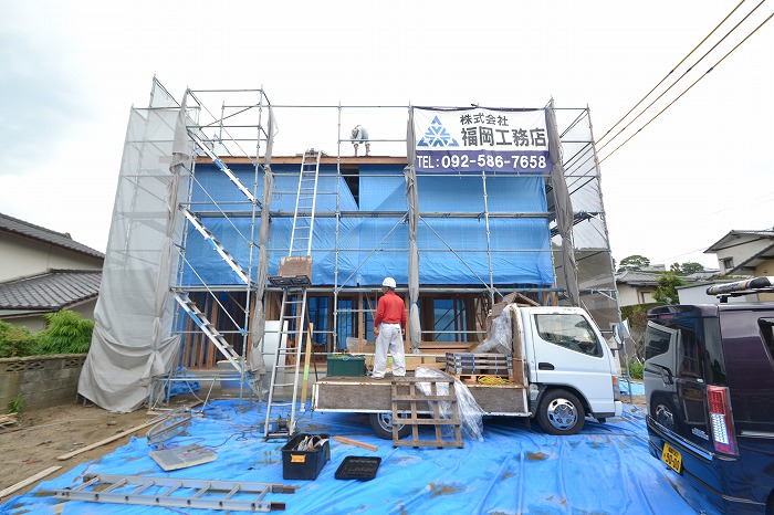 福岡県宗像市01　注文住宅建築現場リポート⑥