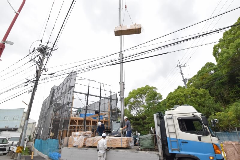 福岡県太宰府市05　注文住宅建築現場リポート⑤　～上棟式～