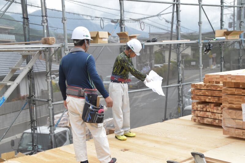 福岡県太宰府市05　注文住宅建築現場リポート⑤　～上棟式～