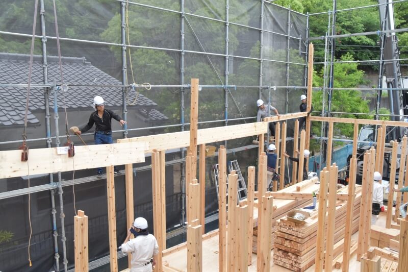 「太宰府市05」注文住宅現場リポート⑤【上棟式】