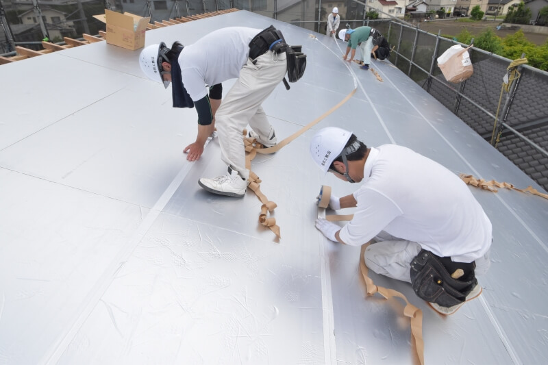 福岡県太宰府市05　注文住宅建築現場リポート⑤　～上棟式～