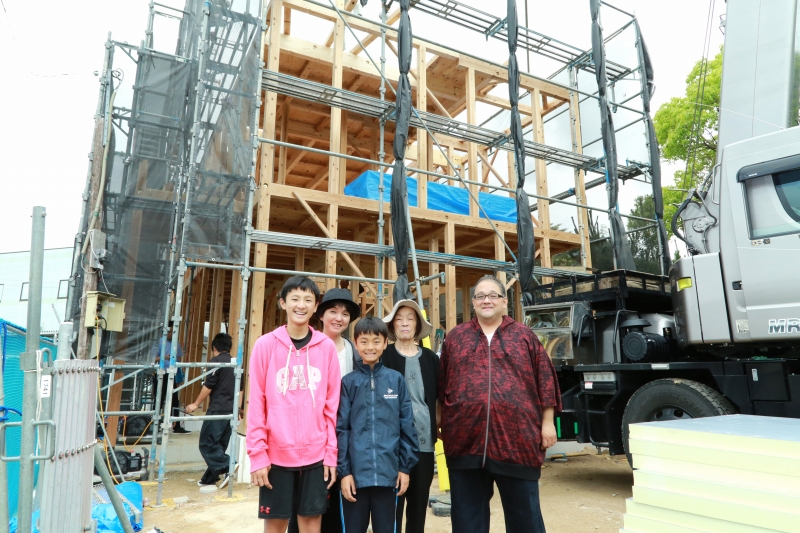「太宰府市05」注文住宅現場リポート⑤【上棟式】
