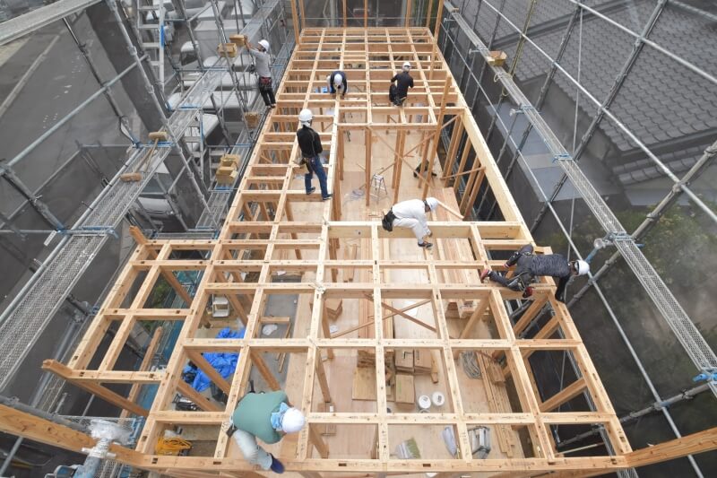「太宰府市05」注文住宅現場リポート⑤【上棟式】
