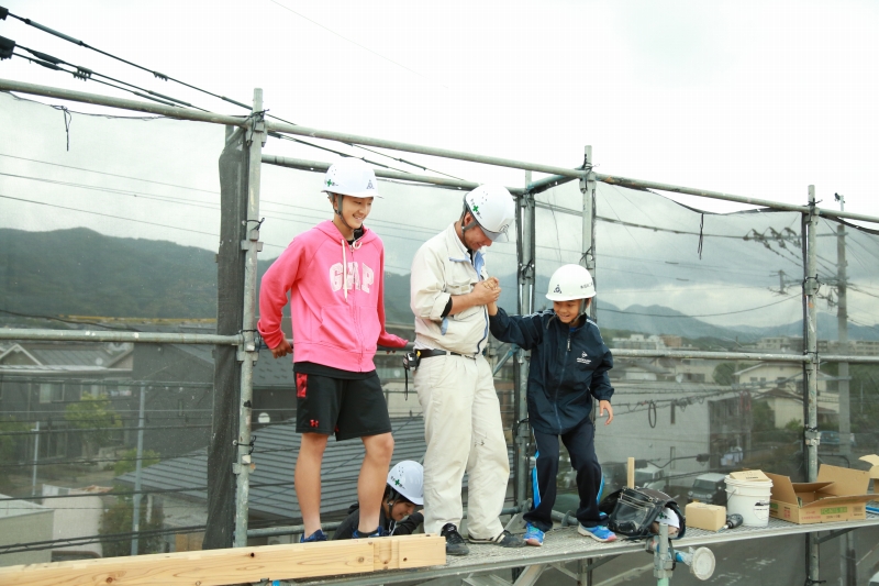 福岡県太宰府市05　注文住宅建築現場リポート⑤　～上棟式～