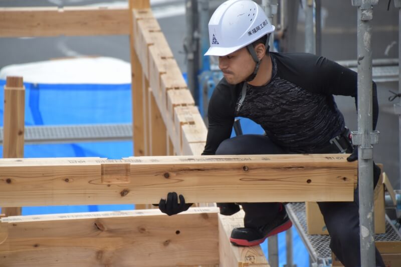 福岡県太宰府市05　注文住宅建築現場リポート⑤　～上棟式～