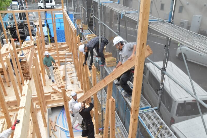 「太宰府市05」注文住宅現場リポート⑤【上棟式】