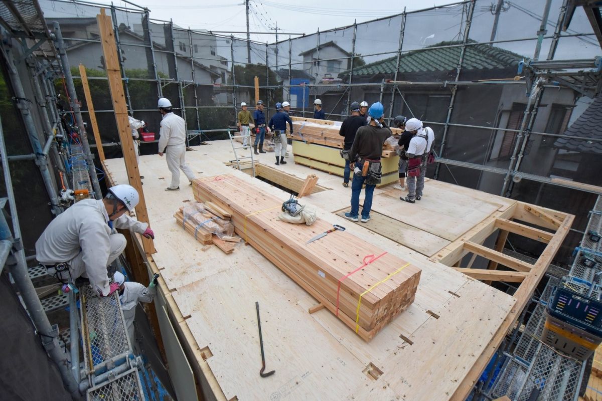 「福岡市城南区11」注文住宅現場リポート③【上棟式】