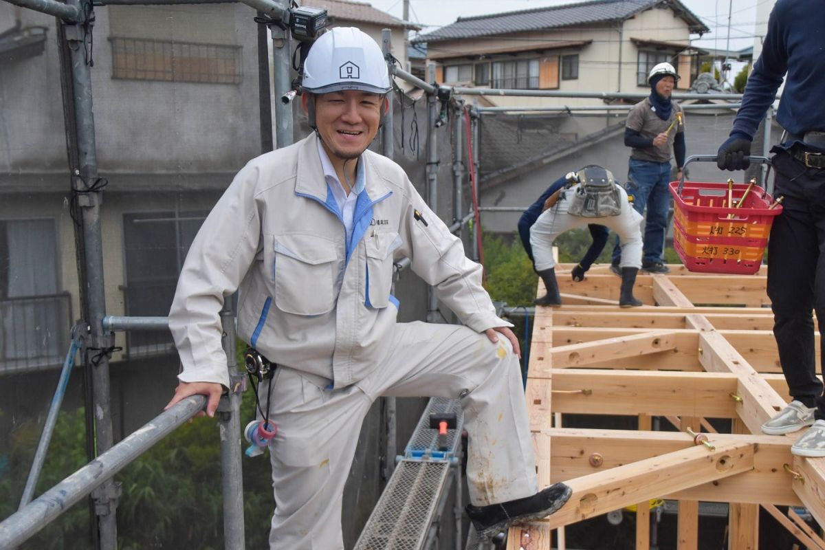 福岡県福岡市城南区11　注文住宅建築現場リポート③　～上棟式・前編～