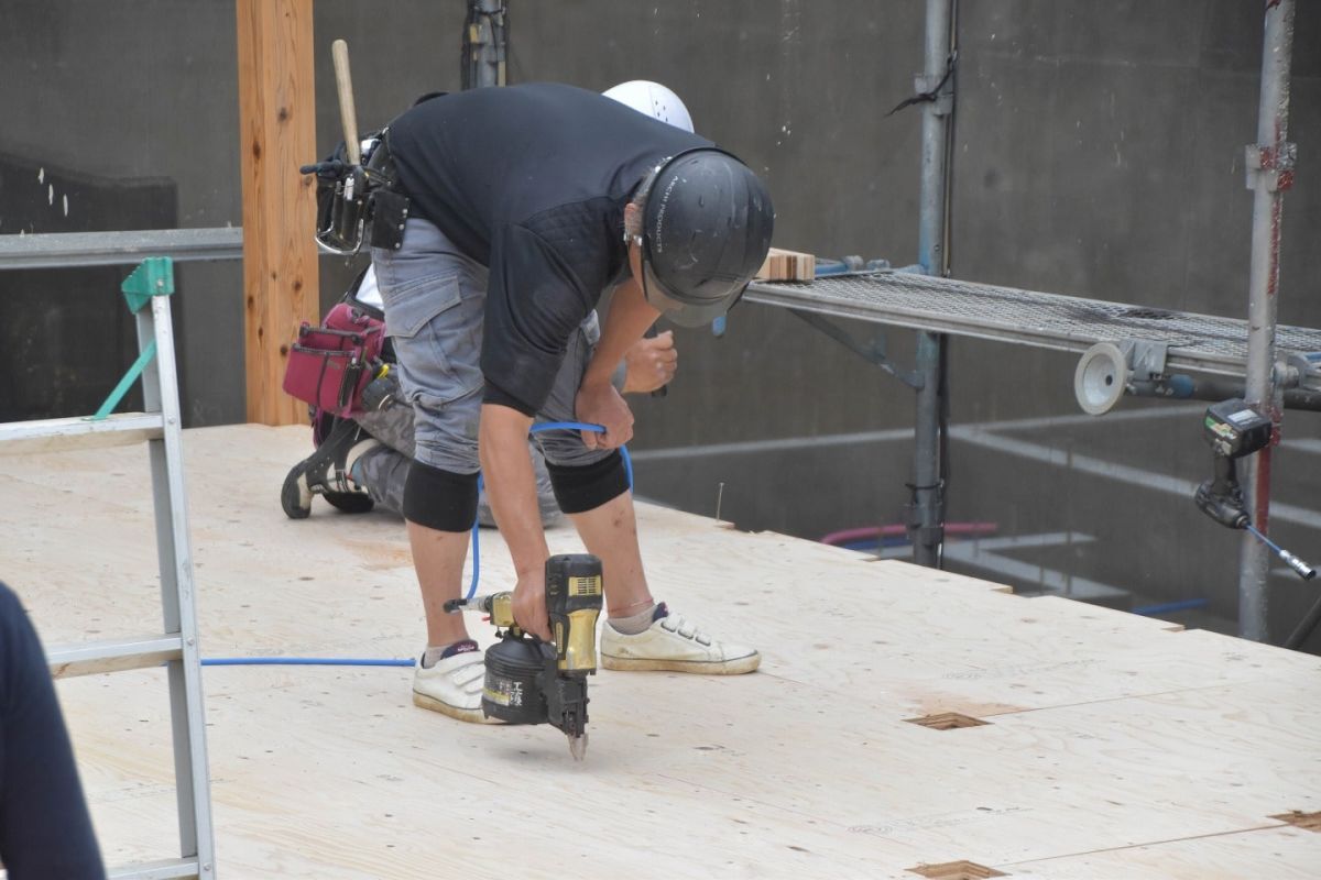 福岡県福岡市城南区11　注文住宅建築現場リポート③　～上棟式・前編～