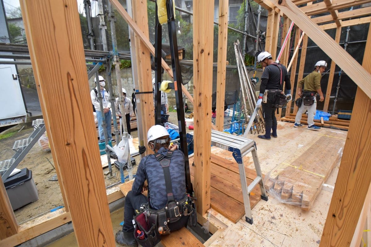 福岡県福岡市城南区11　注文住宅建築現場リポート③　～上棟式・前編～