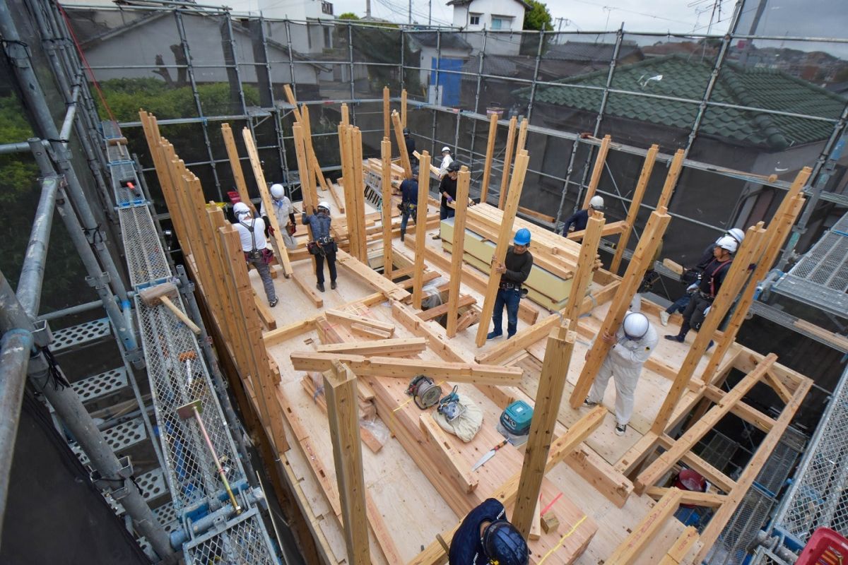 「福岡市城南区11」注文住宅現場リポート③【上棟式】