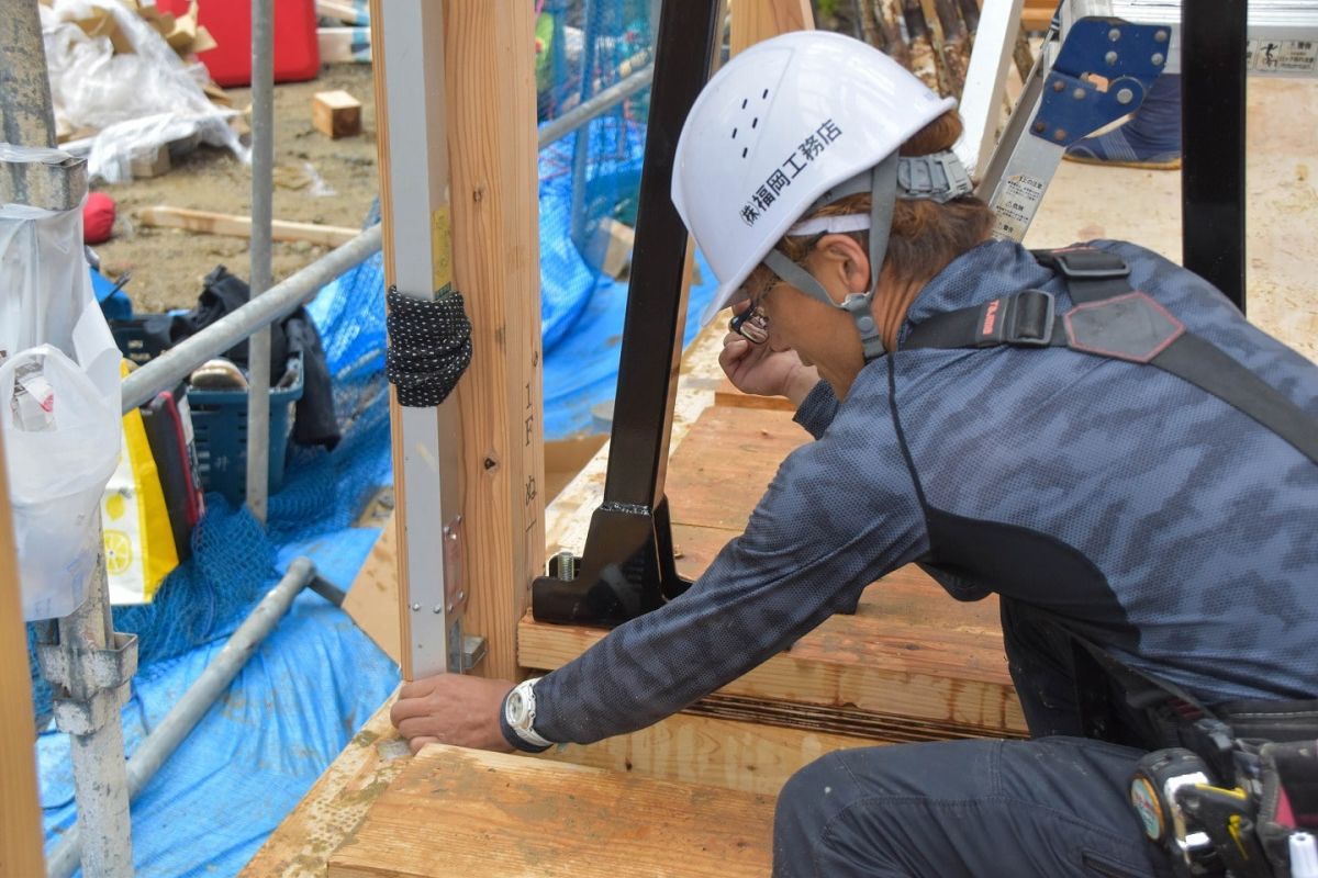 福岡県福岡市城南区11　注文住宅建築現場リポート③　～上棟式・前編～