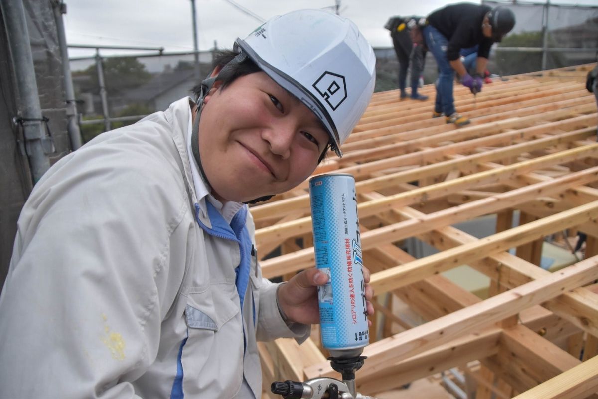 福岡県福岡市城南区11　注文住宅建築現場リポート③　～上棟式・前編～