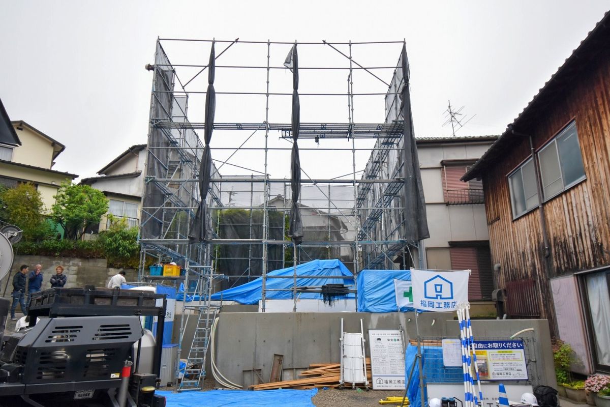 「福岡市城南区11」注文住宅現場リポート③【上棟式】