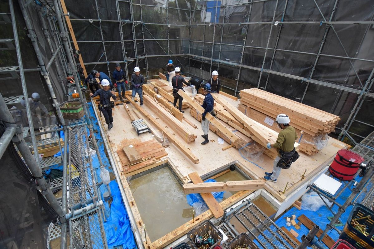 「福岡市城南区11」注文住宅現場リポート③【上棟式】