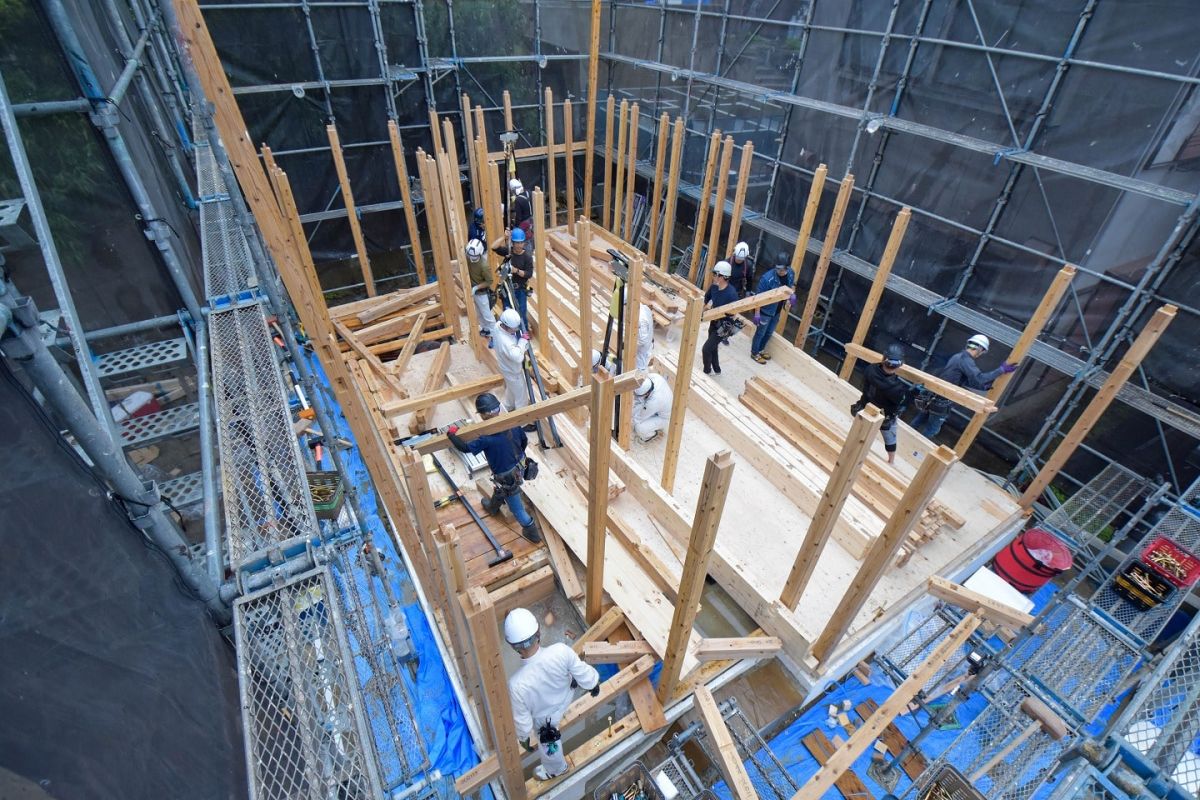 「福岡市城南区11」注文住宅現場リポート③【上棟式】