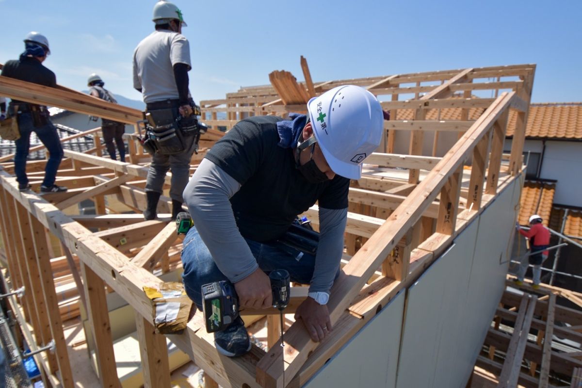 福岡市早良区野芥02　注文住宅建築現場リポート③　～上棟式・後編～