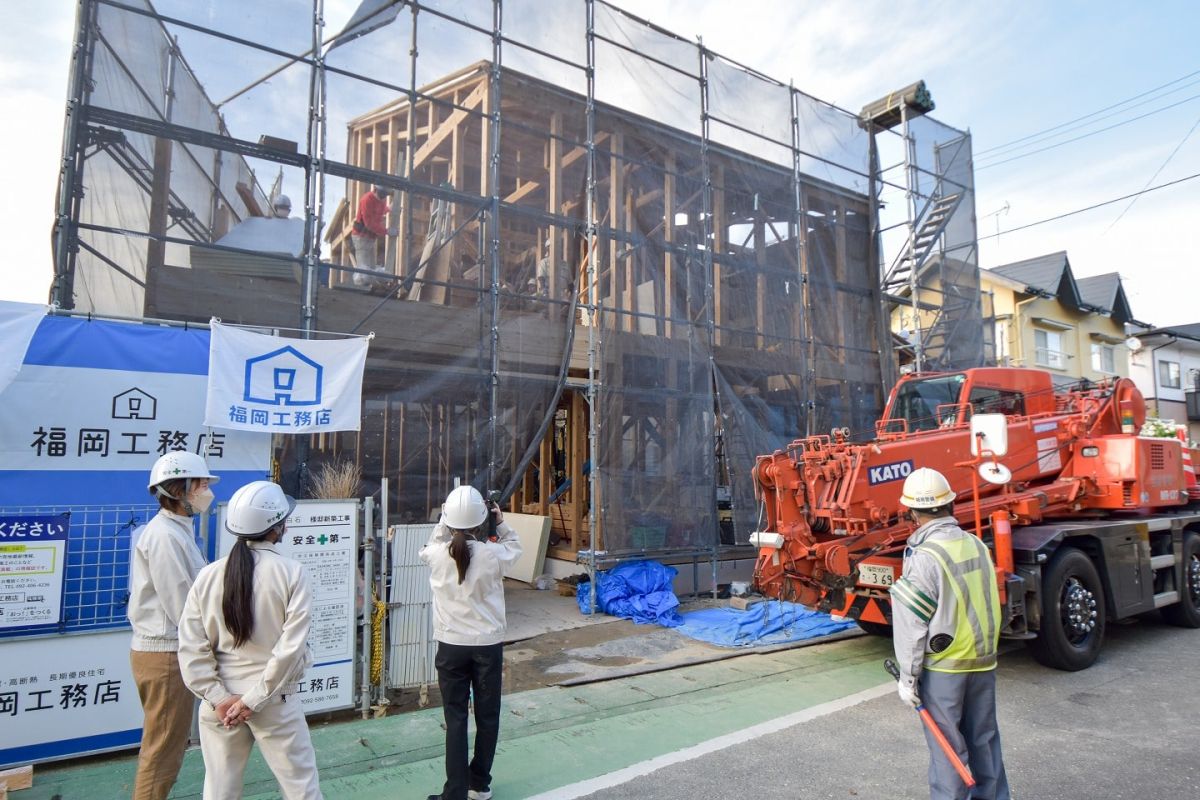 福岡市早良区野芥02　注文住宅建築現場リポート③　～上棟式・後編～