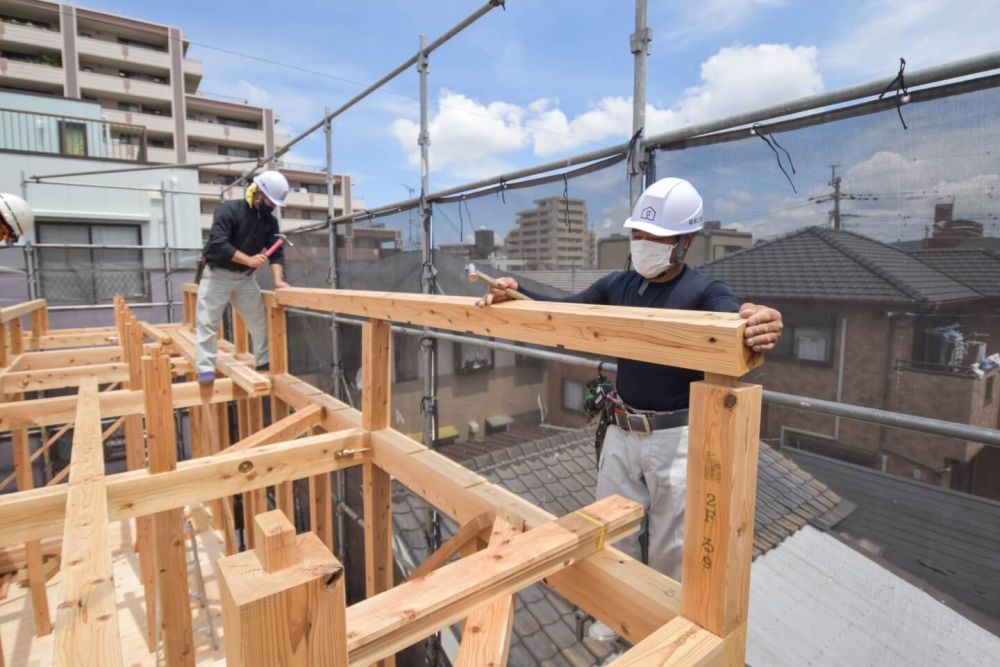 福岡県春日市09　注文住宅建築現場リポート④　～上棟式～