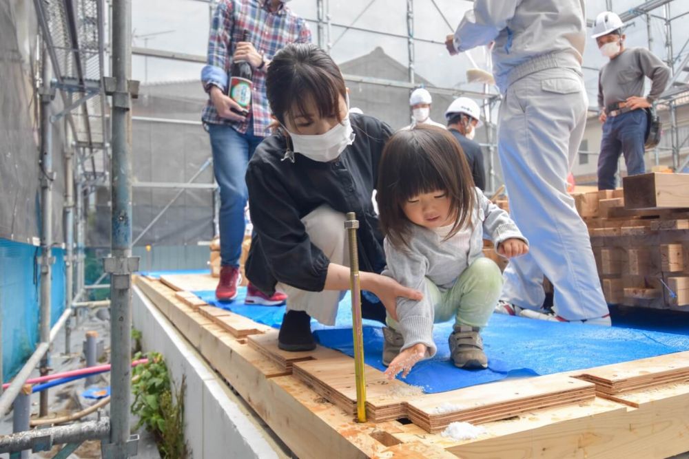 福岡県春日市09　注文住宅建築現場リポート④　～上棟式～