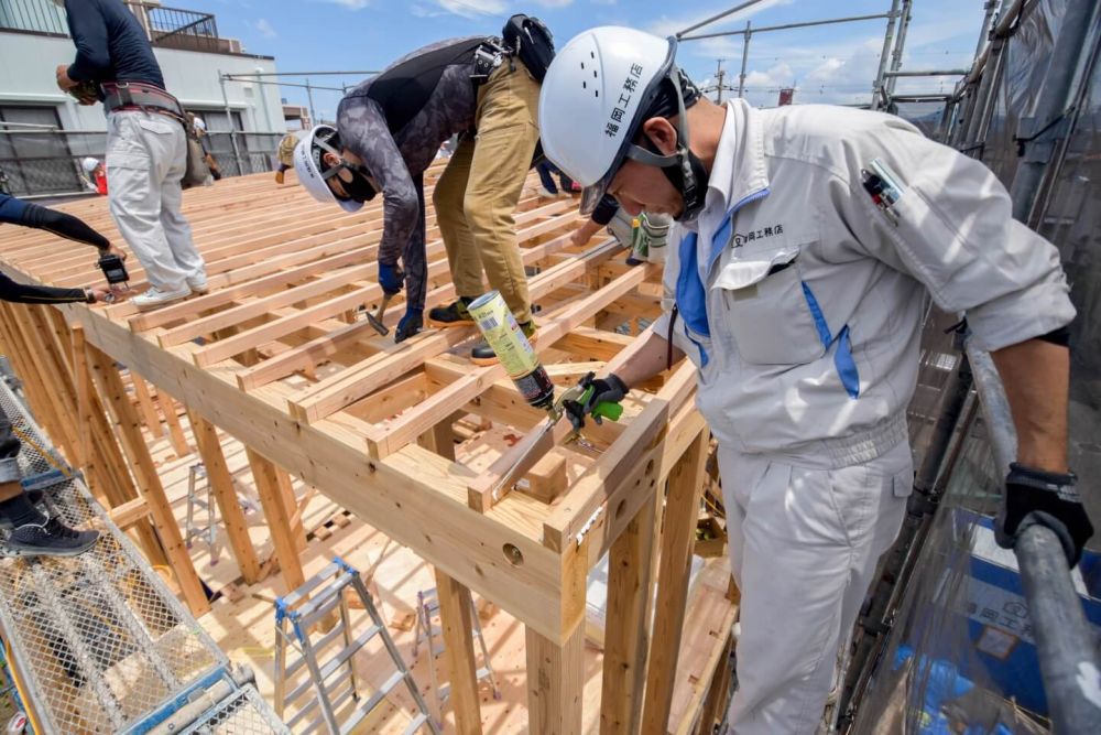 福岡県春日市09　注文住宅建築現場リポート④　～上棟式～