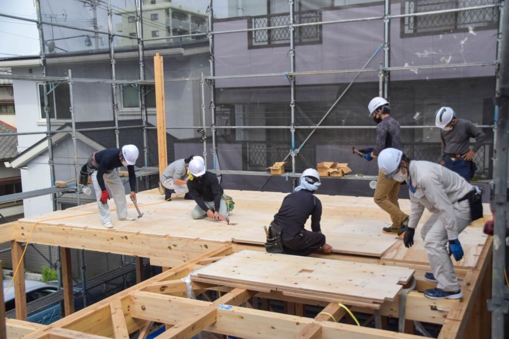 福岡県春日市09　注文住宅建築現場リポート④　～上棟式～