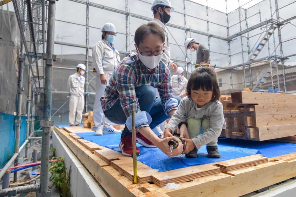 福岡県春日市09　注文住宅建築現場リポート④　～上棟式～