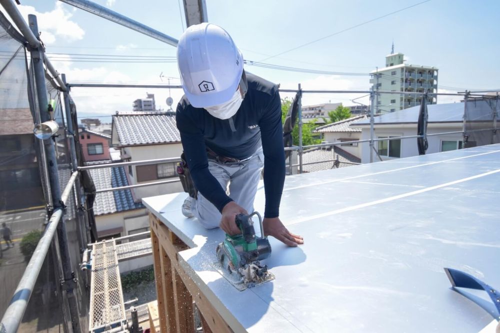 福岡県春日市09　注文住宅建築現場リポート④　～上棟式～