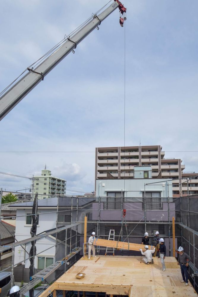 福岡県春日市09　注文住宅建築現場リポート④　～上棟式～