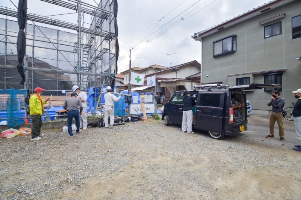 福岡県春日市09　注文住宅建築現場リポート④　～上棟式～