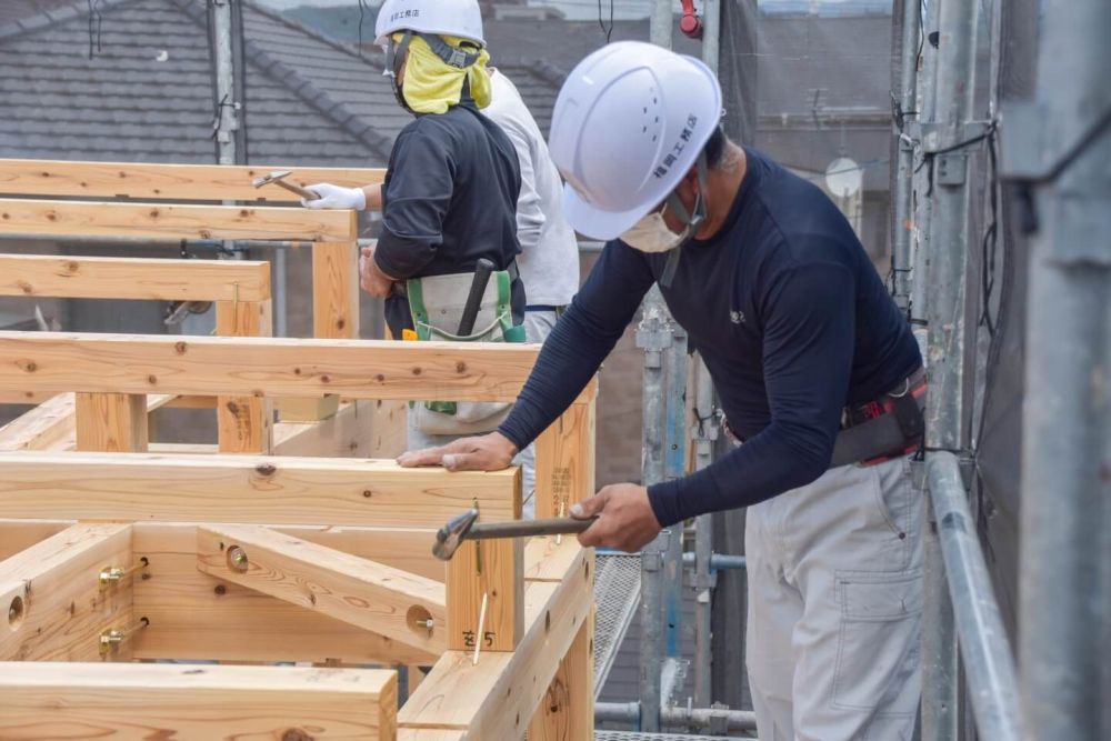 福岡県春日市09　注文住宅建築現場リポート④　～上棟式～