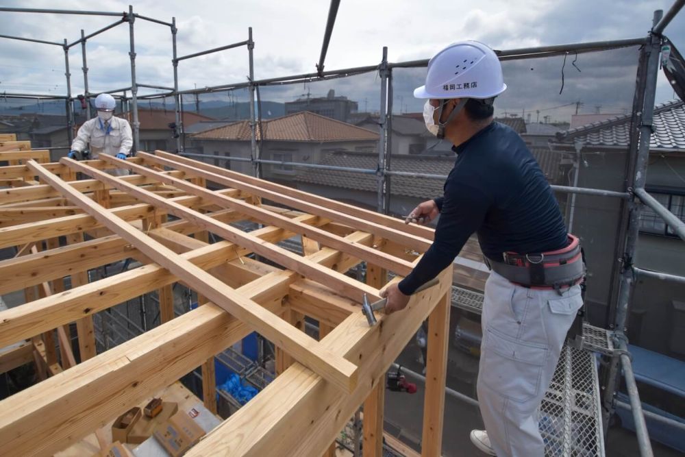 福岡県春日市09　注文住宅建築現場リポート④　～上棟式～