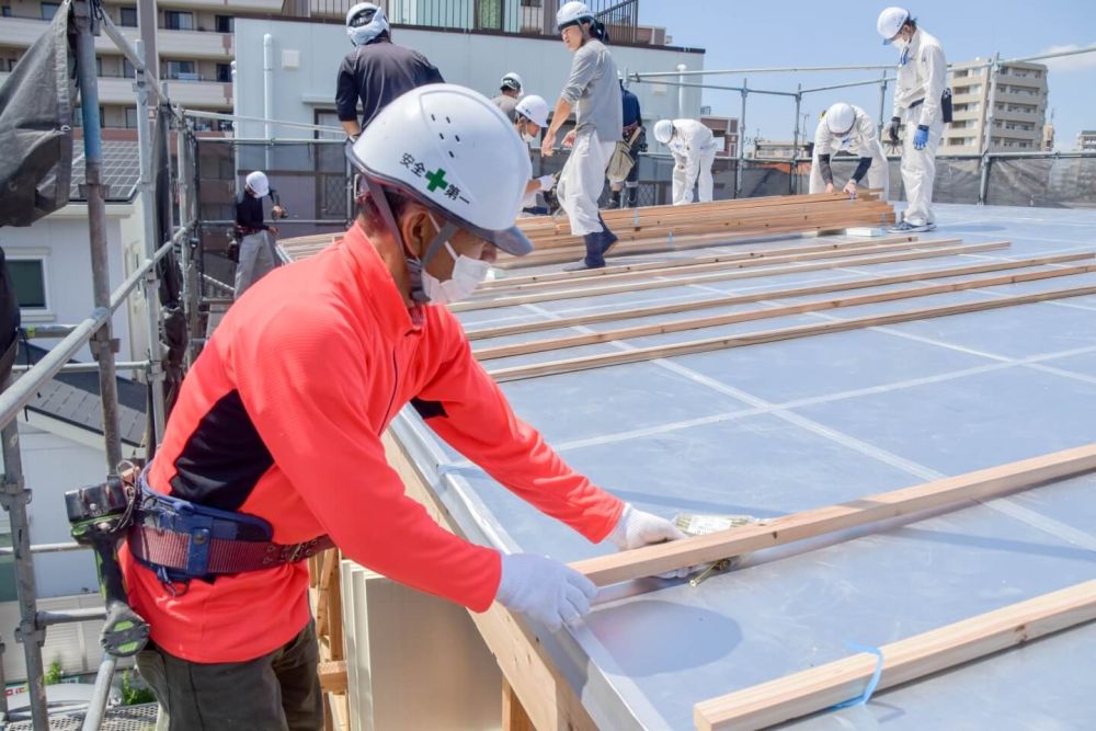 福岡県春日市09　注文住宅建築現場リポート④　～上棟式～