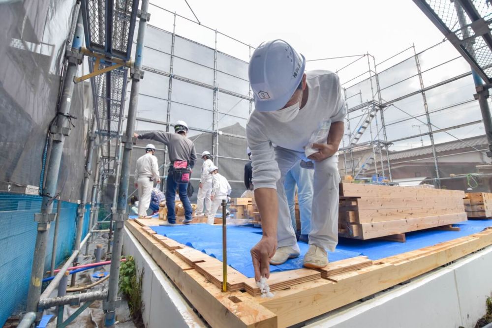 福岡県春日市09　注文住宅建築現場リポート④　～上棟式～