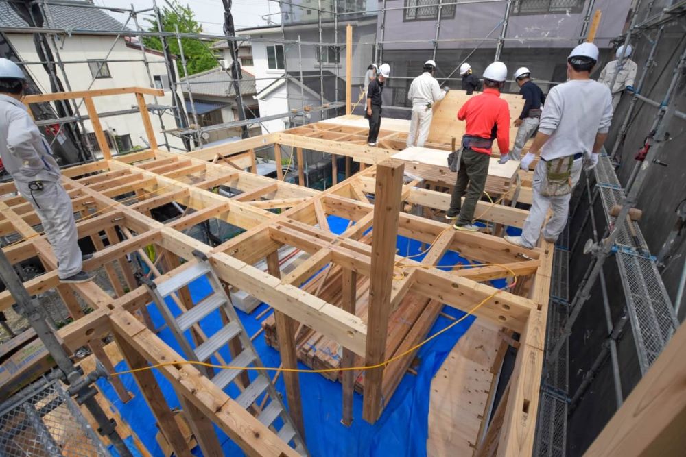 福岡県春日市09　注文住宅建築現場リポート④　～上棟式～