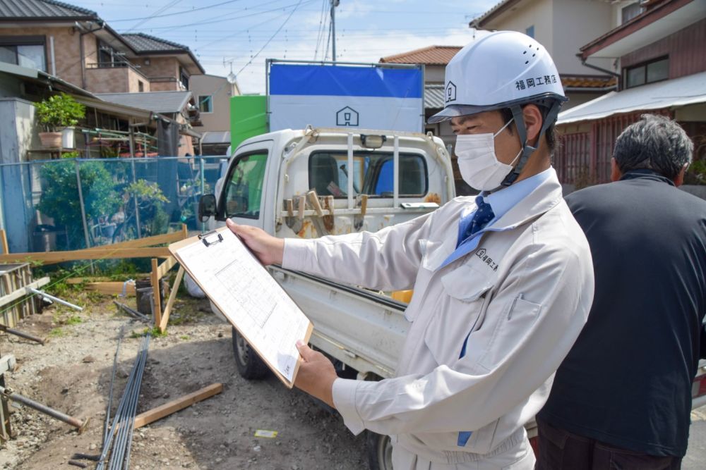 「春日市09」注文住宅現場リポート②【基礎工事】【配筋検査】