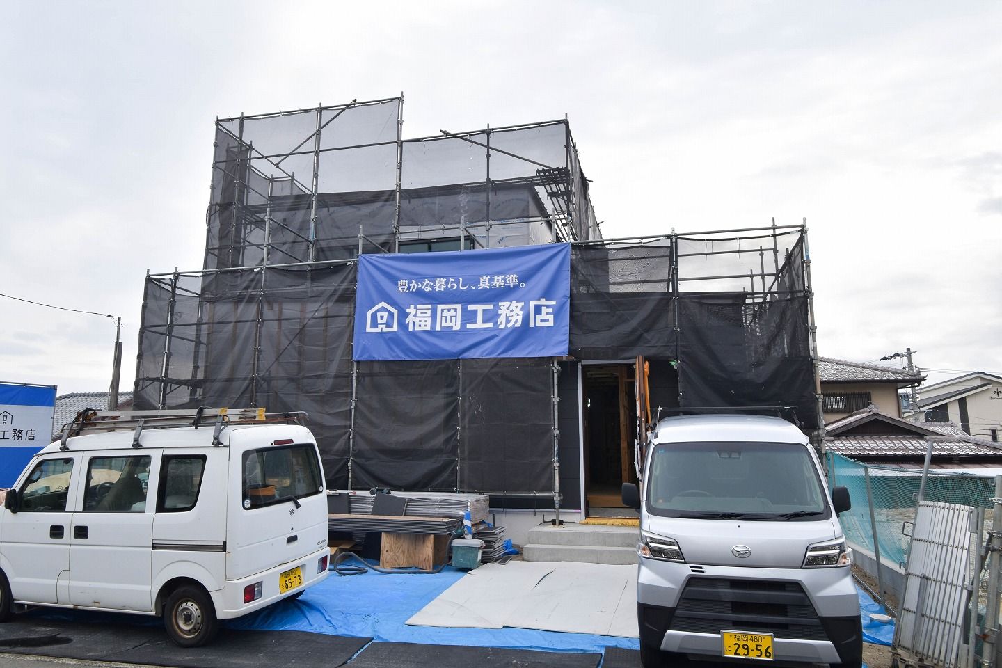 「福岡市西区10」注文住宅現場リポート⑥【木工事】【サイディング】