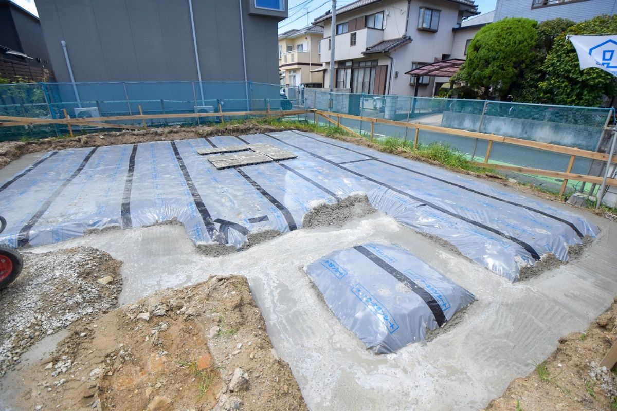 福岡県福岡市早良区11　注文住宅建築現場リポート②　～基礎工事～