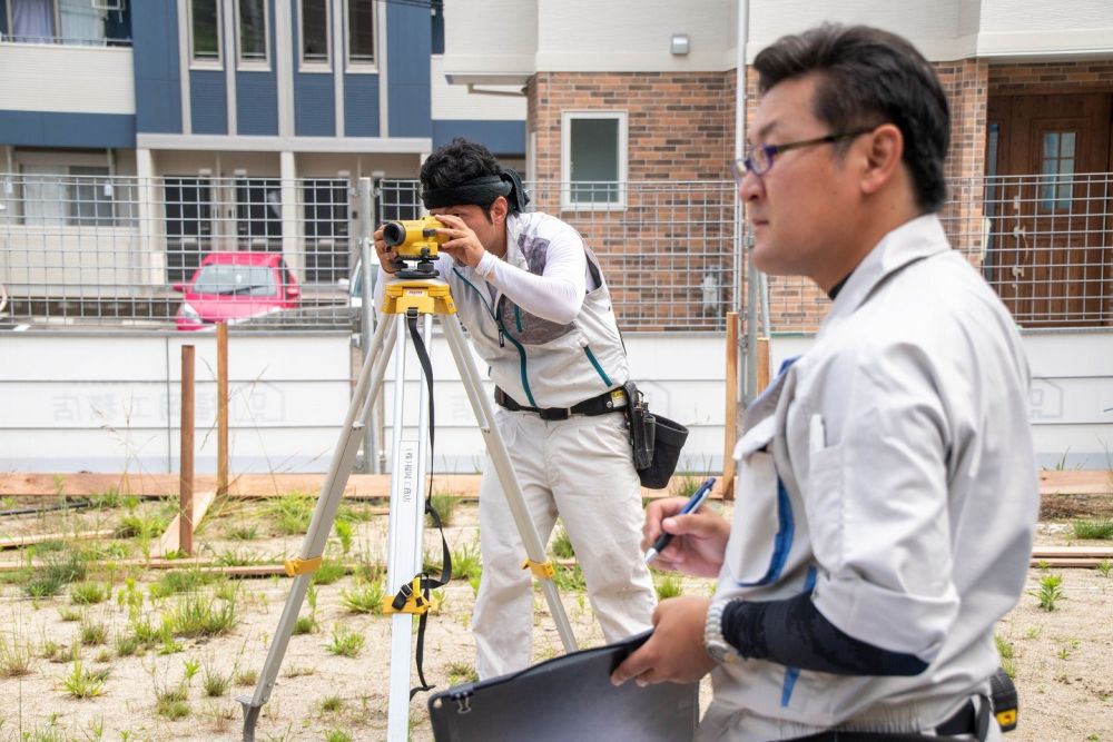 福岡市城南区06　注文住宅建築現場リポート②　～基礎工事・遣り方～