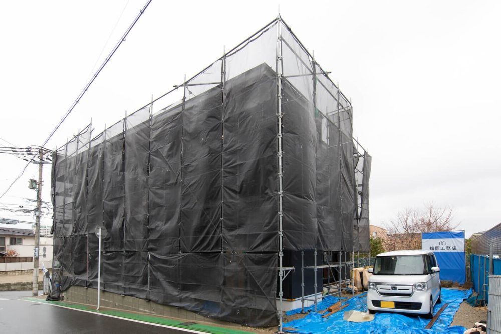 「福岡市南区市崎01」注文住宅現場リポート⑦【外装工事】【サイディング】