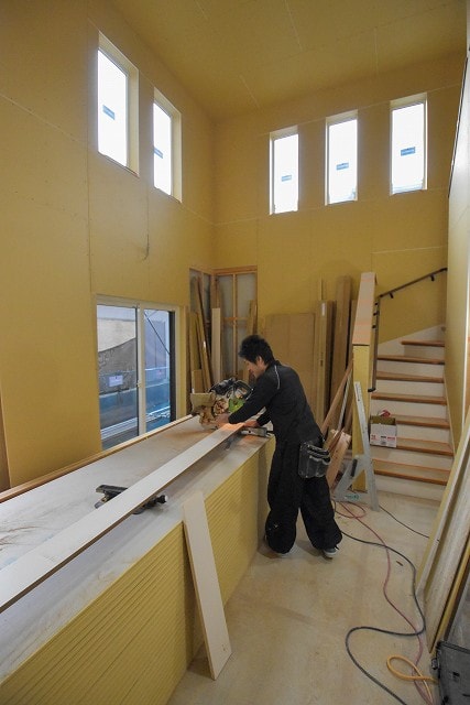 「福岡市博多区02」注文住宅現場リポート⑨【木工事】【建具】