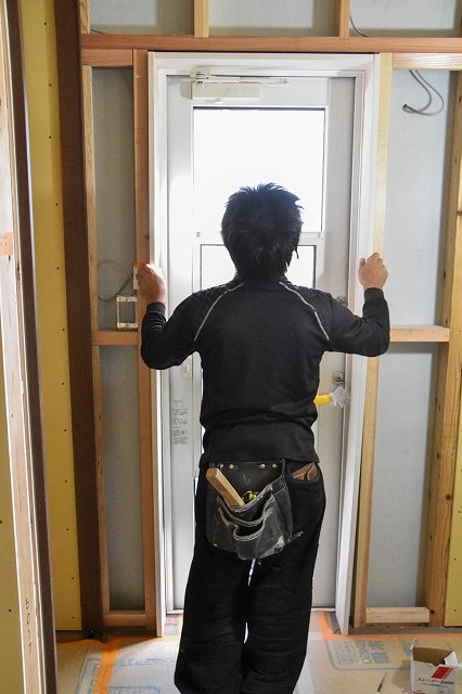 「福岡市博多区02」注文住宅現場リポート⑨【木工事】【建具】