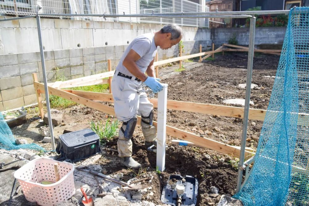 福岡県小郡市05　注文住宅建築現場リポート②　～基礎工事・遣り方～